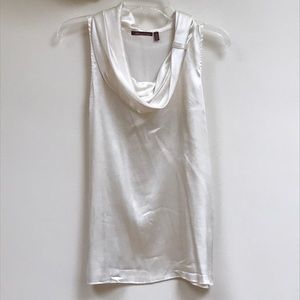 525 America Silk Cowl Blouse | M
